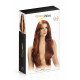 Перука World Wigs RIHANA LONG REDHEAD - вид збоку, демонстрація довжини та форми