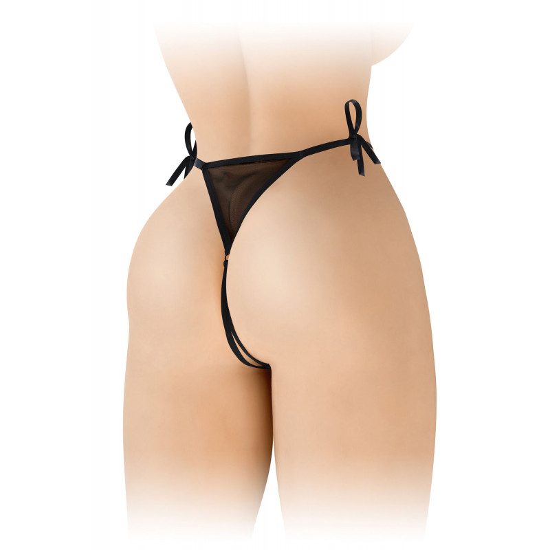 Трусики з доступом Fashion Secret STELLA Black, вид збоку, деталі дизайну