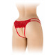 Червоні трусики з доступом Fashion Secret Annette Red - вид збоку, деталі крою