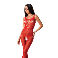 Бодістокінг Passion BS078 red з доступом до інтимних місць