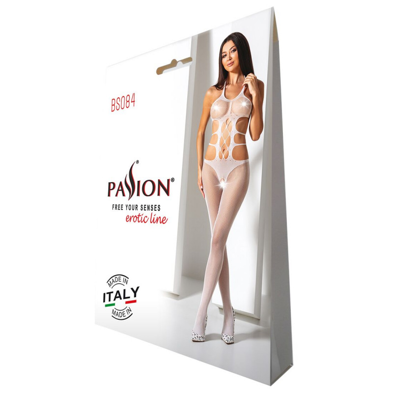 Бодістокінг Passion BS084 white – упаковка бренду Passion, ідеальна для подарунка