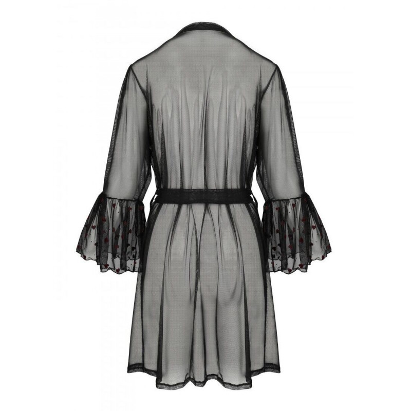 Упаковка пеньюару Passion LOVELIA PEIGNOIR L/XL, чорний: подарунковий варіант