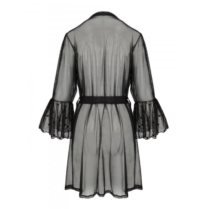 Упаковка пеньюара Passion LOVELIA PEIGNOIR XXL/XXXL чорний