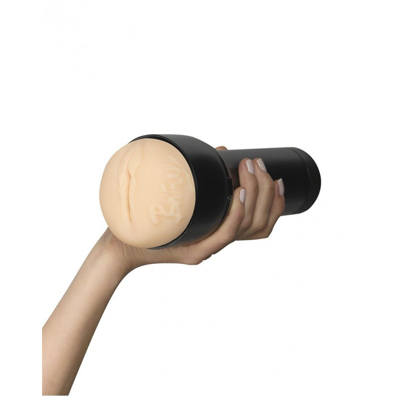 Мастурбатор Kiiroo Feel Britney Amber - демонстрація його гнучкості та матеріалу