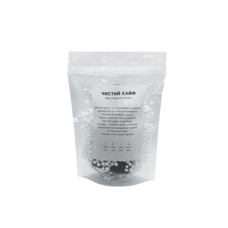 Текстура натурального мила-члена Чистий Кайф Black S