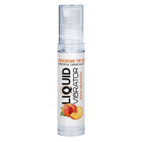Лубрикант Amoreane Med Liquid Vibrator Peach с вибрационным эффектом (10 мл)