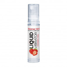 Лубрикант Amoreane Med Liquid Vibrator Strawberry 10 мл