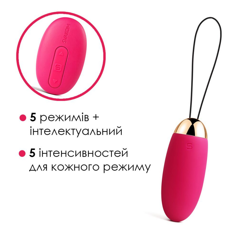 Пульт керування для віброяйця Svakom Elva Plum Red