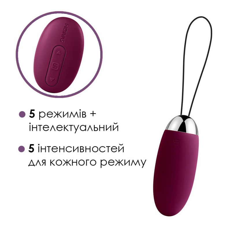 Упаковка віброяйця Svakom Elva Violet