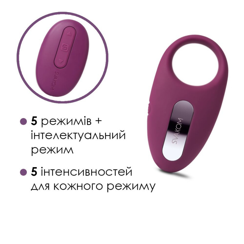 Комплектація ерекційного кільця Svakom Winni Violet - упаковка