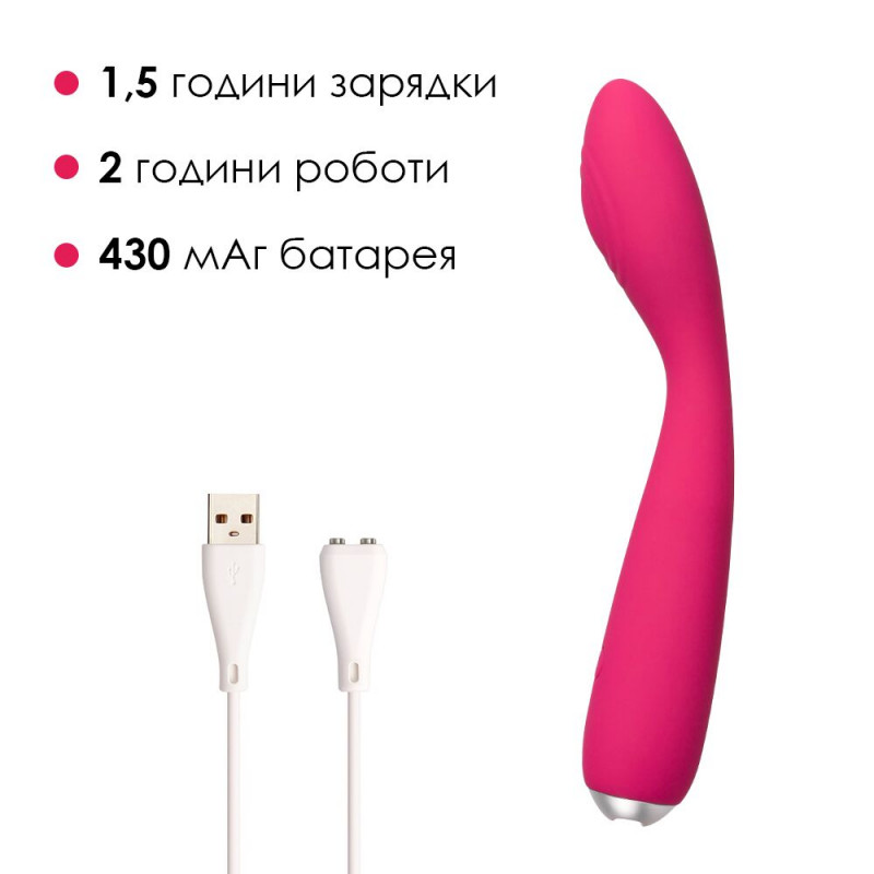 Вібратор Svakom Iris Plum Red: текстура