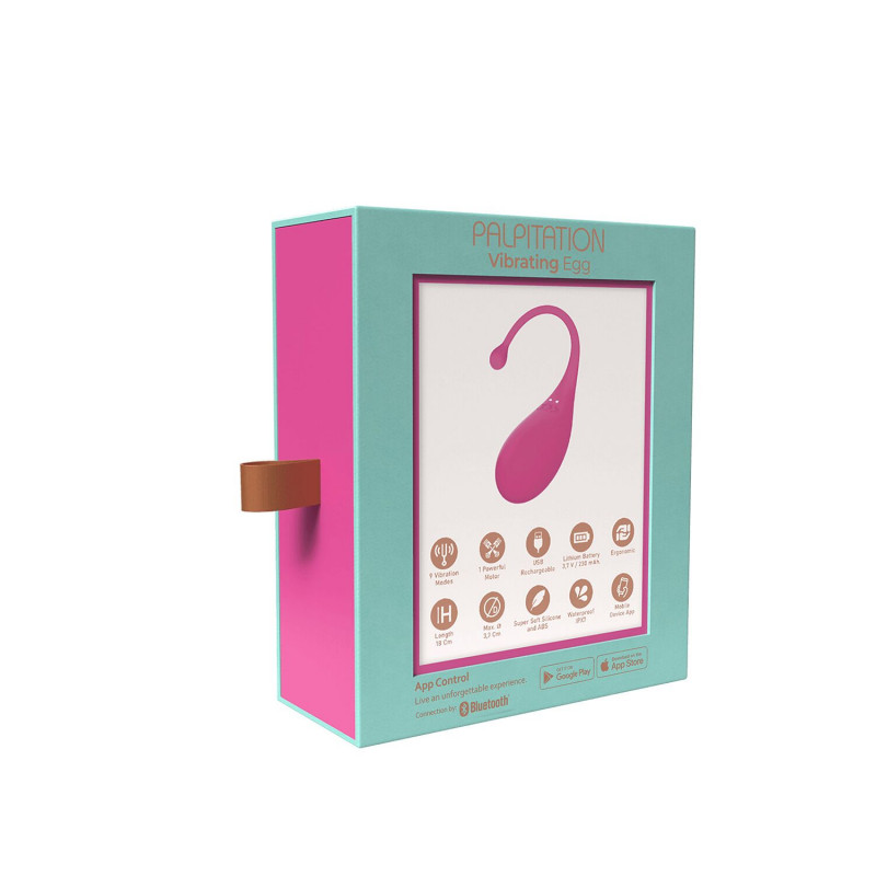 Зовнішній вигляд віброяйця Adrien Lastic Palpitation Smart Pink – елегантність та функціональність