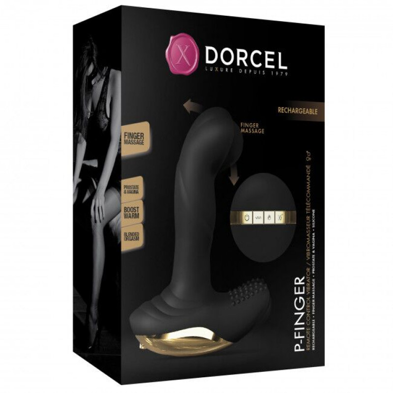 Dorcel P-Finger вібромасажер, демонстрація використання
