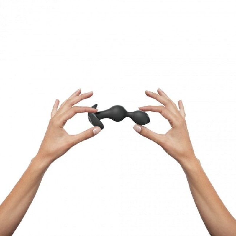 Анальний стимулятор Love To Love TWINNY BUD гнучкий з вібрацією Black - упаковка