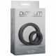 Упаковка набору ерекційних кілець Doc Johnson The C-Rings Platinum Premium Silicone, детальний вигляд збоку.