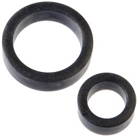 Набор эрекционных колец Doc Johnson Platinum Premium Silicone The C-Rings Charcoal