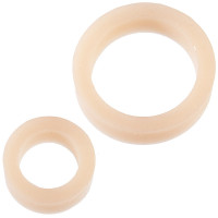 Набір ерекційних кілець Doc Johnson Platinum Premium Silicone C-Rings White
