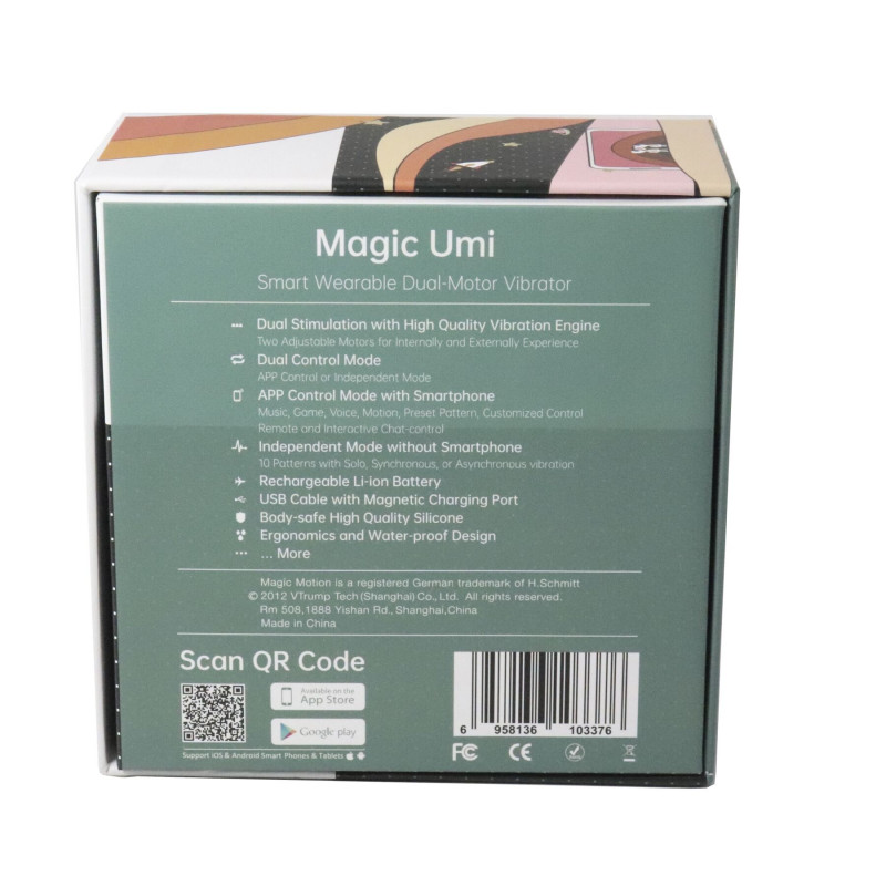 Смарт-вібратор Magic Motion Umi Red червоний - для пари