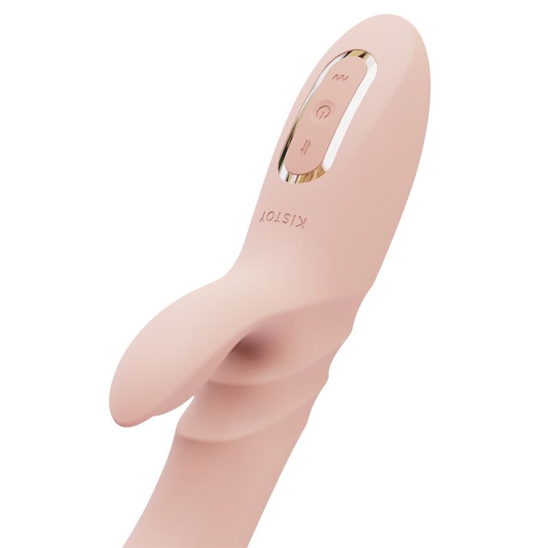 Вібратор-пульсатор KISSTOY Katy Pro - вигляд збоку, детальна текстура