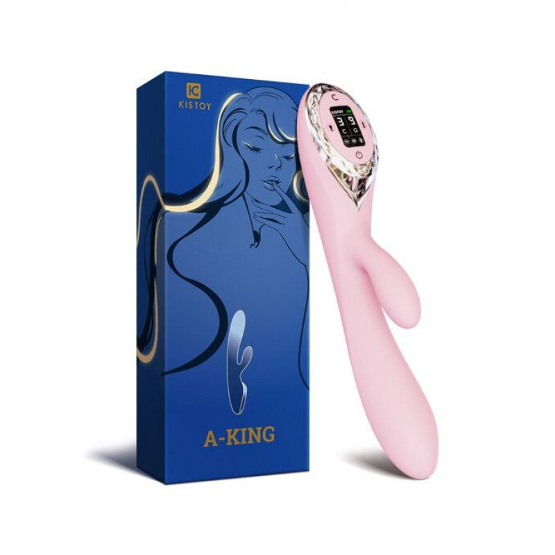 LED-екран вібратора-кролика KISSTOY A-King, деталізація функцій