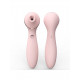 Вакуумний вібратор KISSTOY Polly Plus Рожевий в упаковці, стильний дизайн та захист
