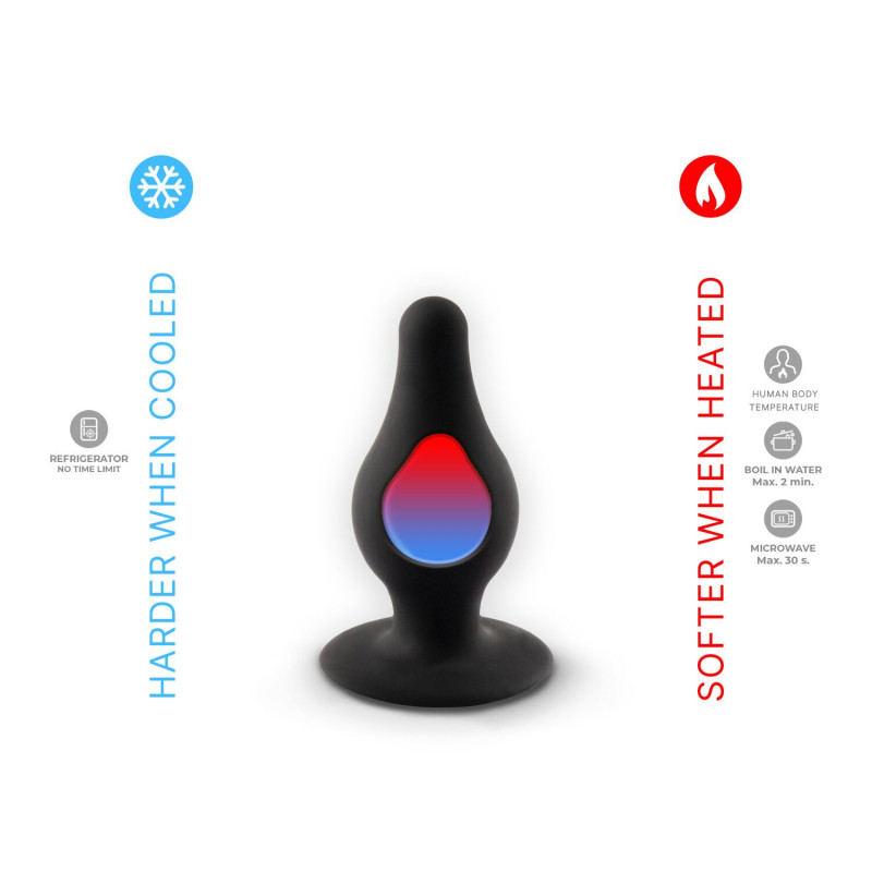 Анальна пробка SILEXD Model 2 S - вигляд збоку, демонстрація форми та розміру