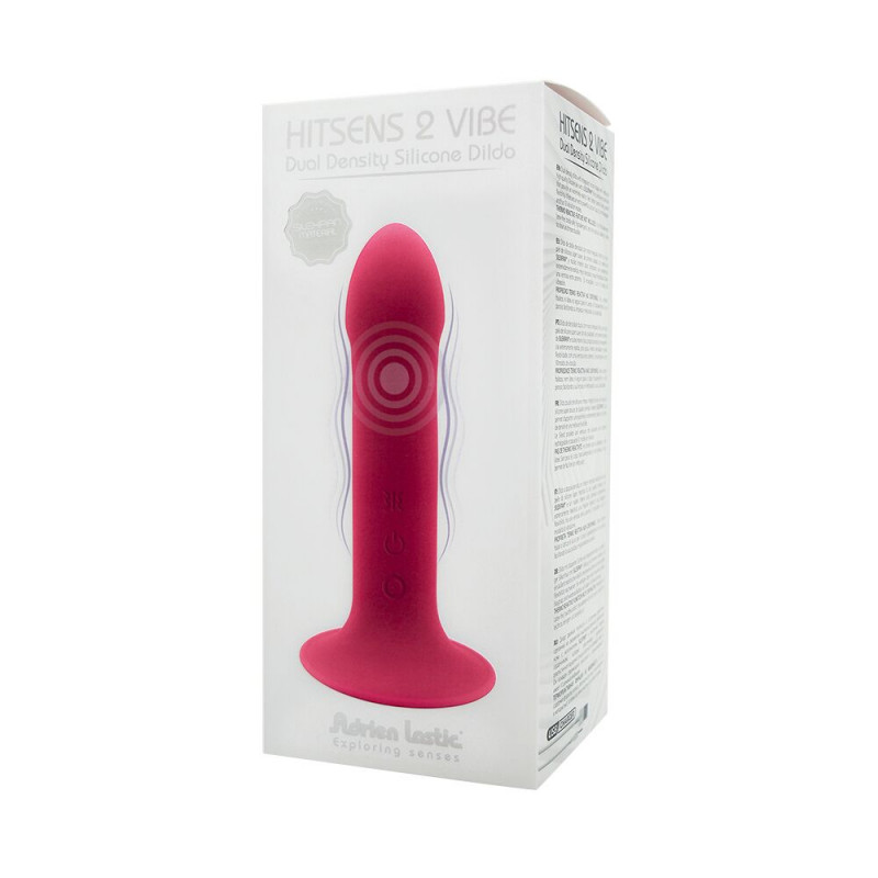 Двошаровий ділдо Adrien Lastic Hitsens 2 Pink, демонстрація вібраційних режимів