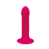 Дилдо с вибрацией Adrien Lastic Hitsens 2 Pink, 17.2см, макс. диаметр 4см, для страпона