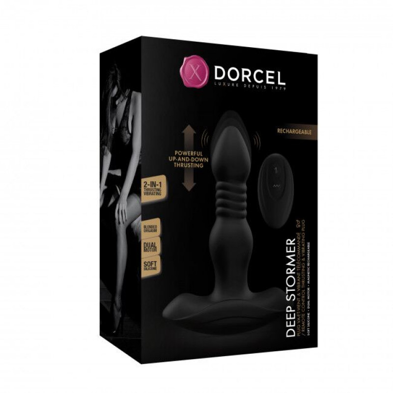 Анальна пробка Dorcel DEEP STORMER - з пульсацією