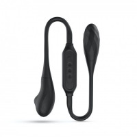 Вібратор Dorcel DUAL EXPLORER на гнучкому зчепленні зі стимуляцією пальчиком