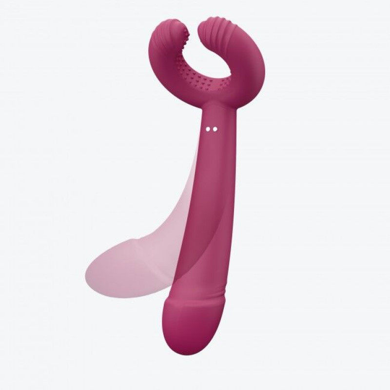 Текстура силіконового покриття вібратора Love To Love PLEASE ME - PLUM STAR, приємна на дотик