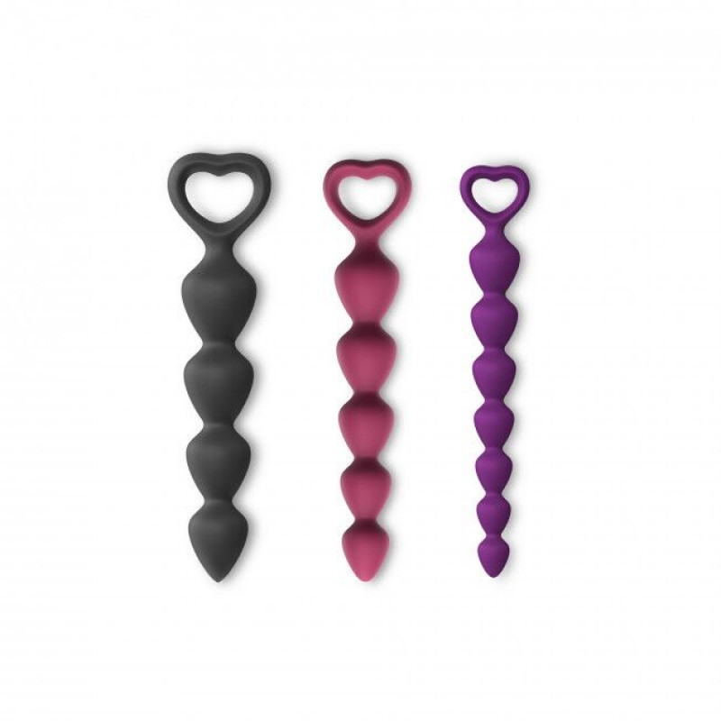 Анальний ланцюжок Love To Love BING BANG S PURPLE RAIN силіконовий - розмір