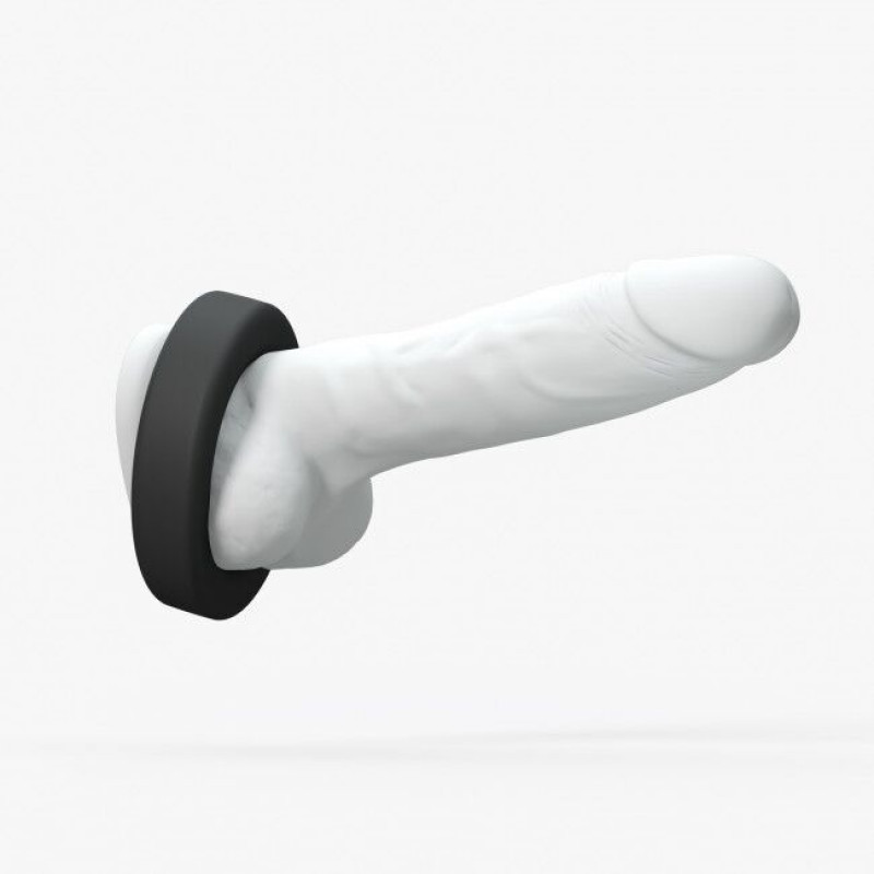 Ерекційне кільце Love To Love COOL RING BLACK ONYX, крупний план, що показує якість матеріалу