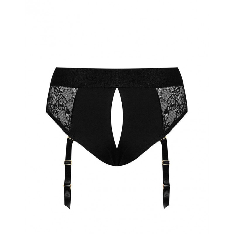 Задня частина мереживних трусів Strap-On-Me DIVA HARNESS XL, мереживна посадка