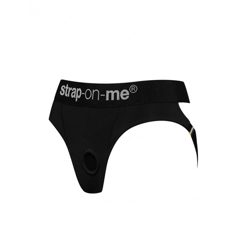 Трусики-стрінги для страпона Strap-On-Me HEROINE HARNESS м'яті, вид ззаду