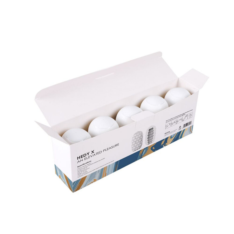 Набір яєць-мастурбаторів Svakom Hedy X-Reaction, вид збоку, детальний огляд форми