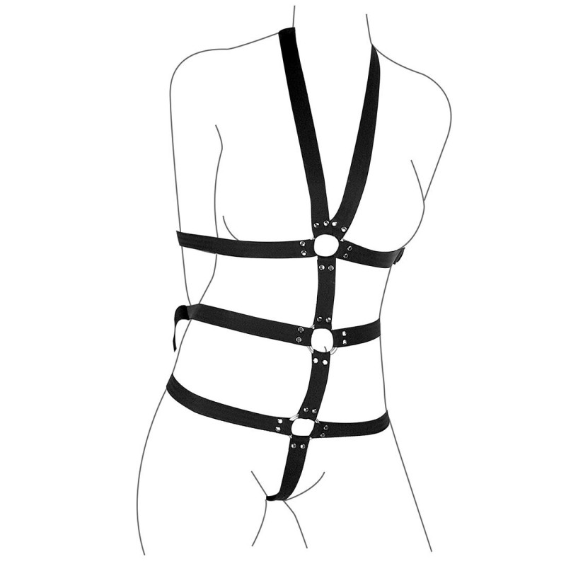 Упаковка набору для фіксації Art of Sex BDSM Fixation Black Night Simple