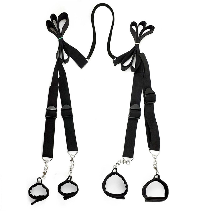 Розтяжка для ліжка Art of Sex BDSM 'No Pain – No Game' - текстура матеріалів, гладка шкіра, міцні застібки