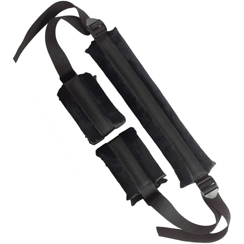 Набір для фіксації Art of Sex BDSM Bondage Bad Girl Simple: елементи з різною текстурою