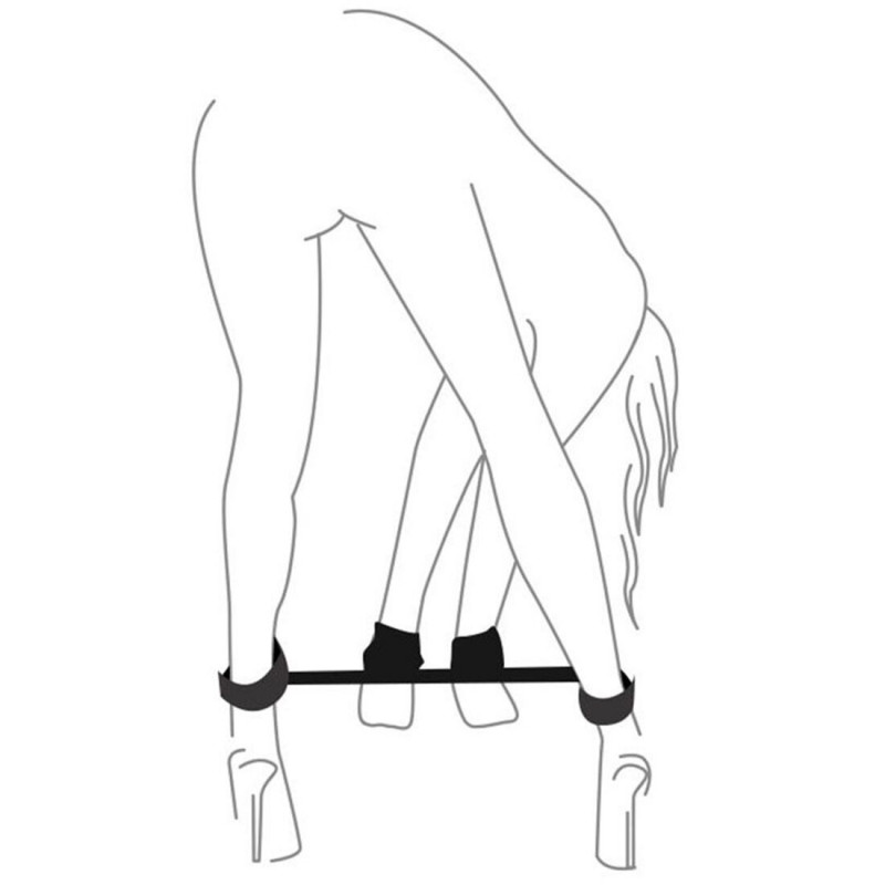 Набір для фіксації Art of Sex BDSM Straight Line Fixation Simple: вигляд збоку