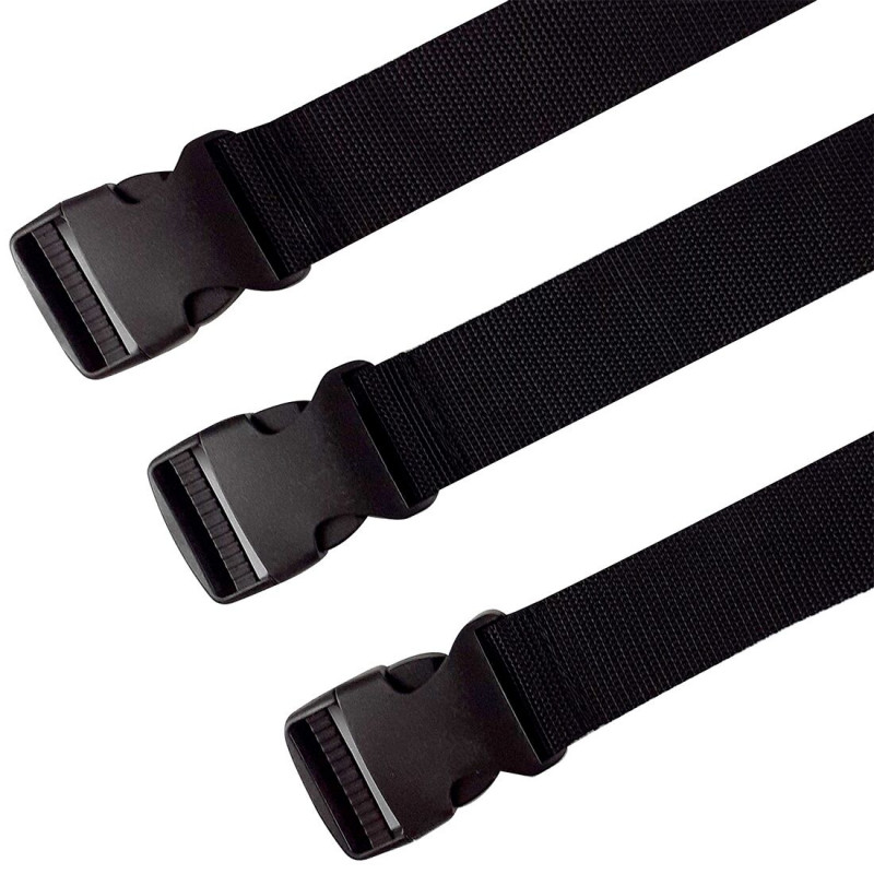 Ремені для бондажу Art of Sex Black Night Simple чорні - текстура матеріалу, приємна на дотик