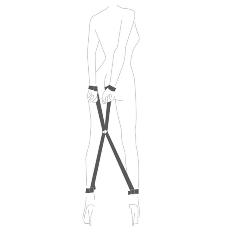 Набір для фіксації BDSM Art of Sex Crosswise - вигляд збоку