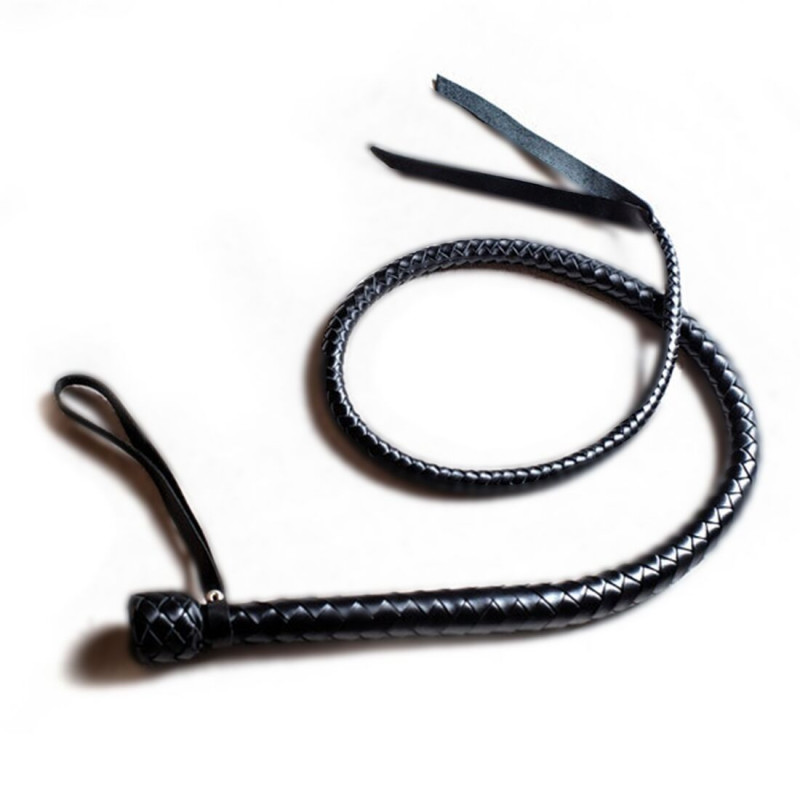 Чорний батіг Art of Sex 120 см в елегантній упаковці