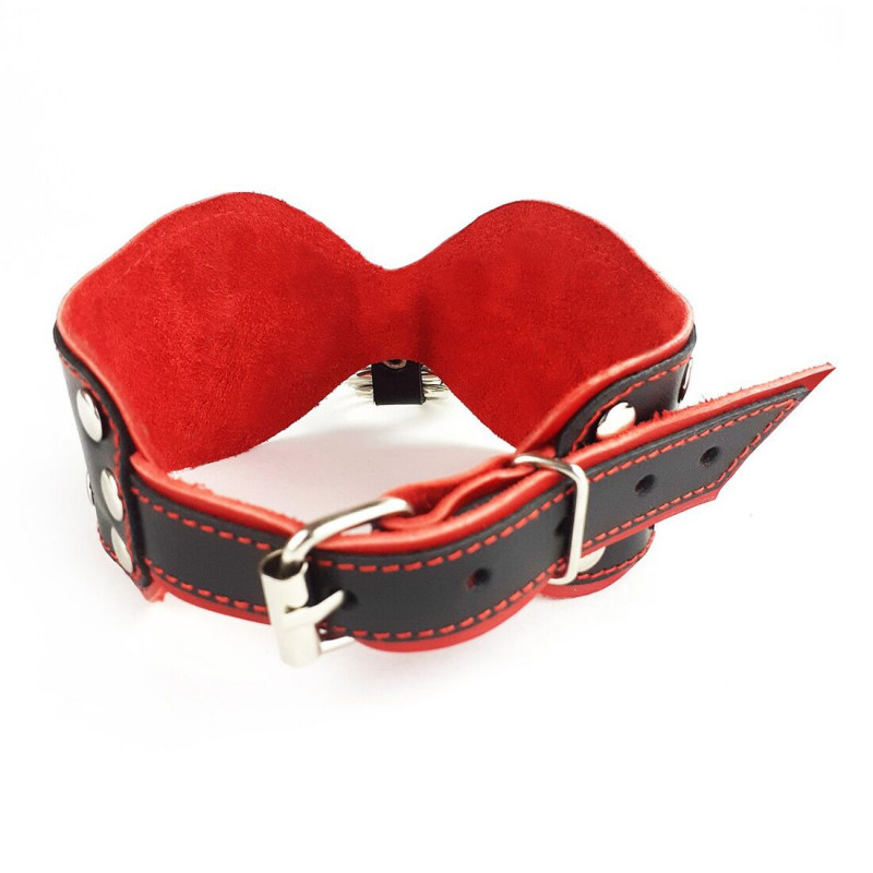 Текстура натуральної шкіри нашийника Art of Sex Collar Butterfly, м'якість та якість