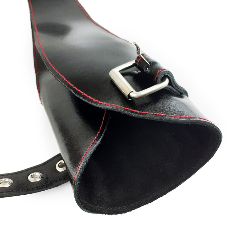 Текстура натуральної шкіри поручнів Art of Sex Fetish Hand Cuffs