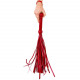 Упаковка флогеру Мартинет Art of Sex, червоний, 30 хвостів 35 см, преміальна текстура