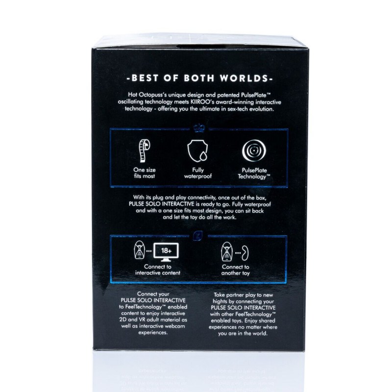 Hot Octopuss Pulse Solo Interactive KIIROO, демонстрація роботи, пульсуючі вібрації