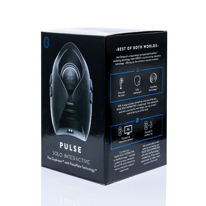 Розміри Hot Octopuss Pulse Solo Interactive KIIROO, компактний дизайн