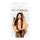 Бодістокінг Penthouse Forbidden Fruit Black XL: текстура матеріалу, витончене мереживо