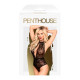 Детальний вигляд чорного боді Penthouse Toxic Powder, розмір L/XL, що демонструє якість матеріалу та обробки